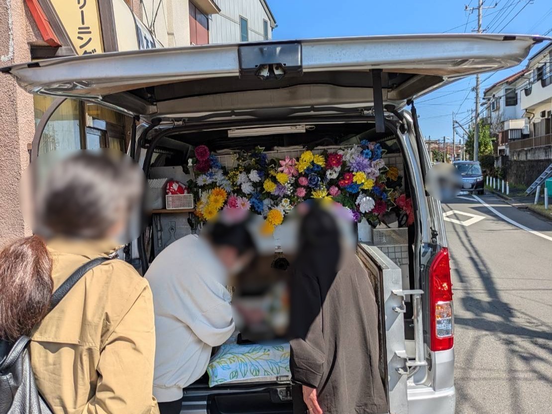 金沢市で猫ちゃんを近所に住んでいる母親の猫ちゃんとともにお見送りしました